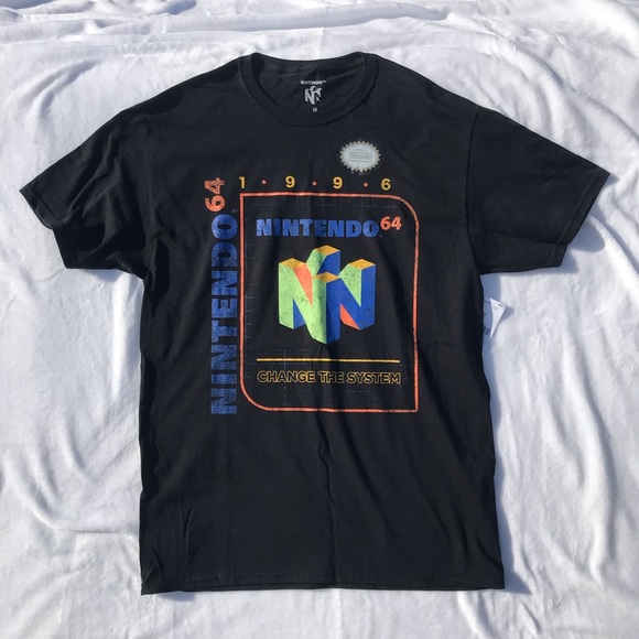 Mens Nintendo N64 Official Licensed Retro T-shirt - Picture 1 of 3